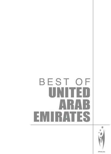 Cover of Best of UAE, Volume 1
